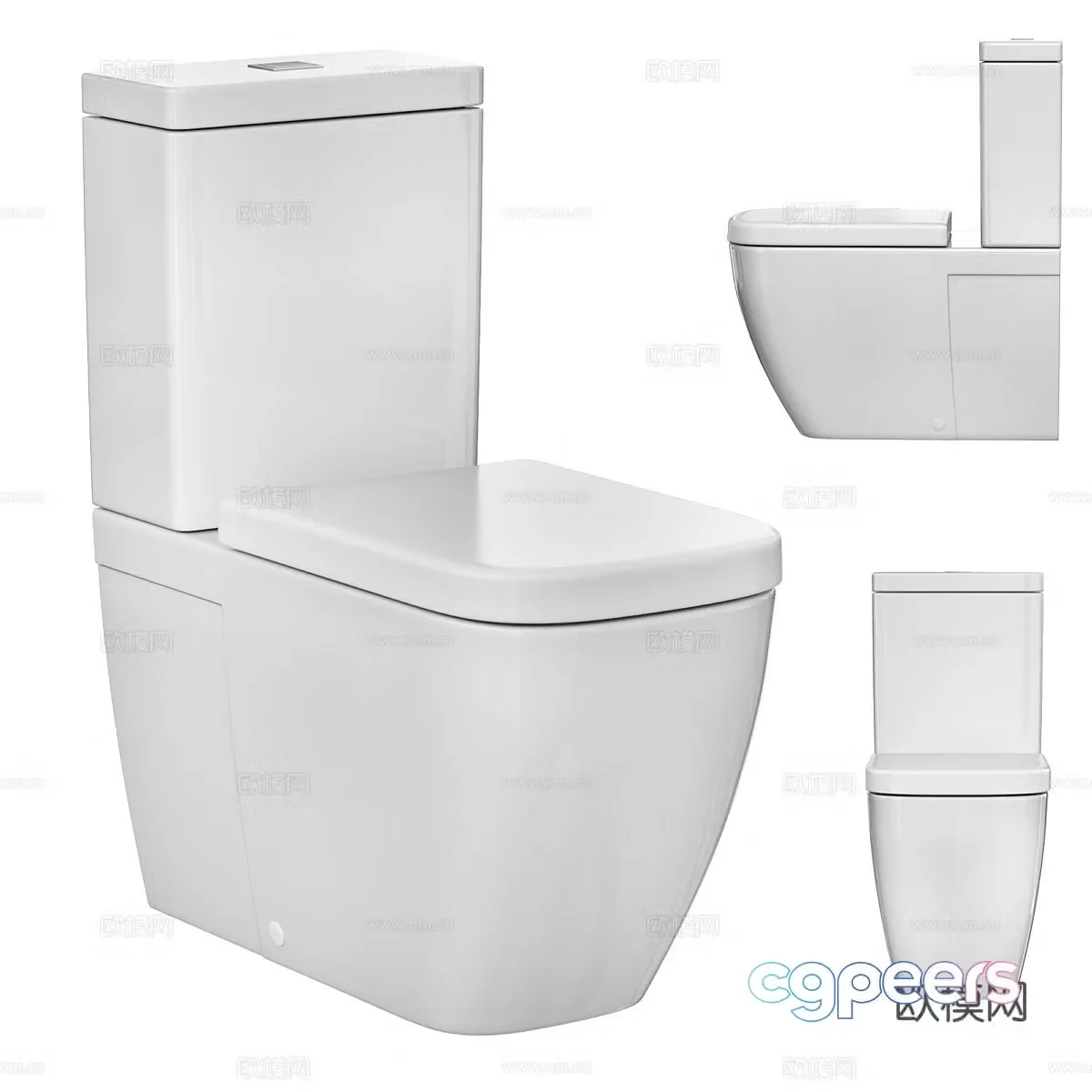 toilet 3d model