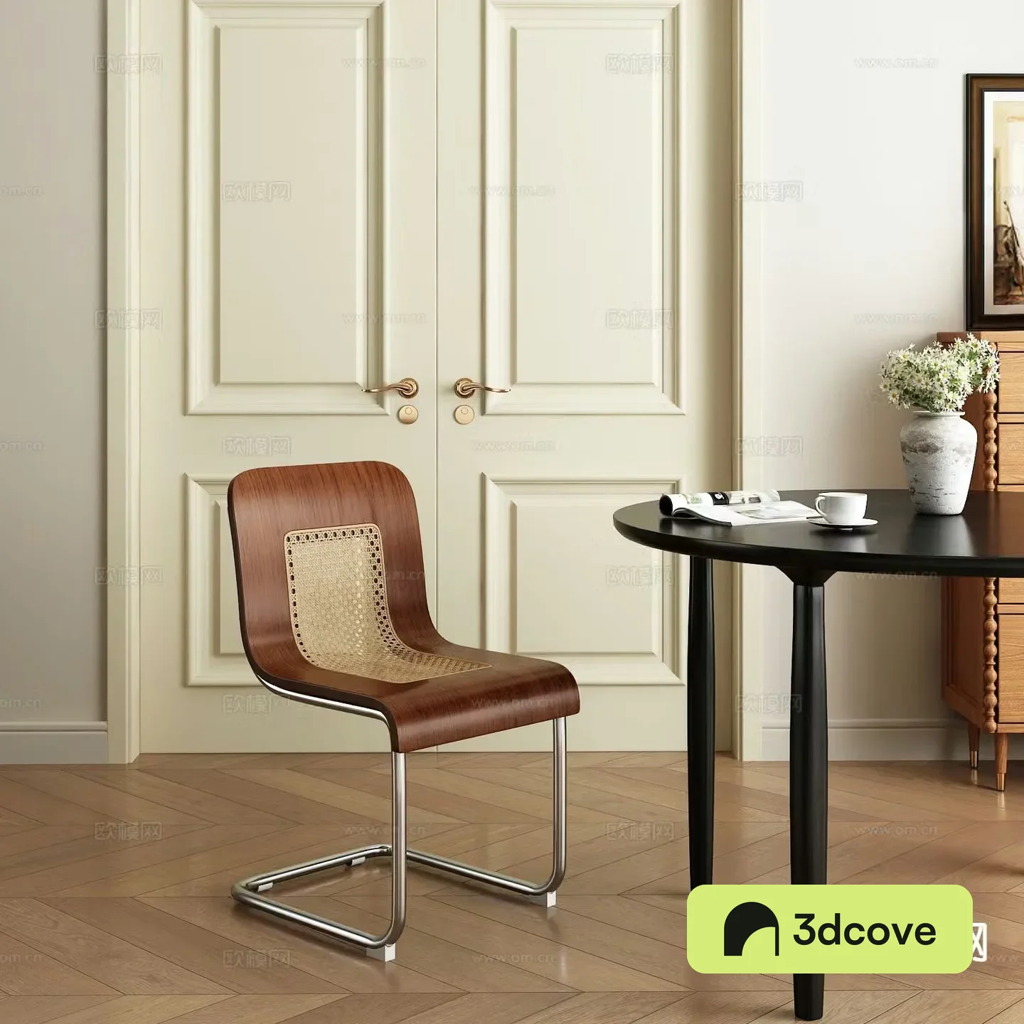Medieval style chair dining chair