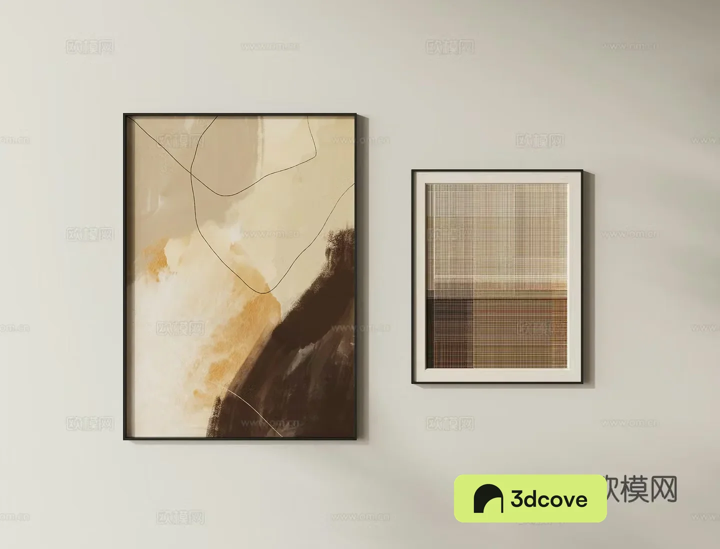 Combination hanging painting