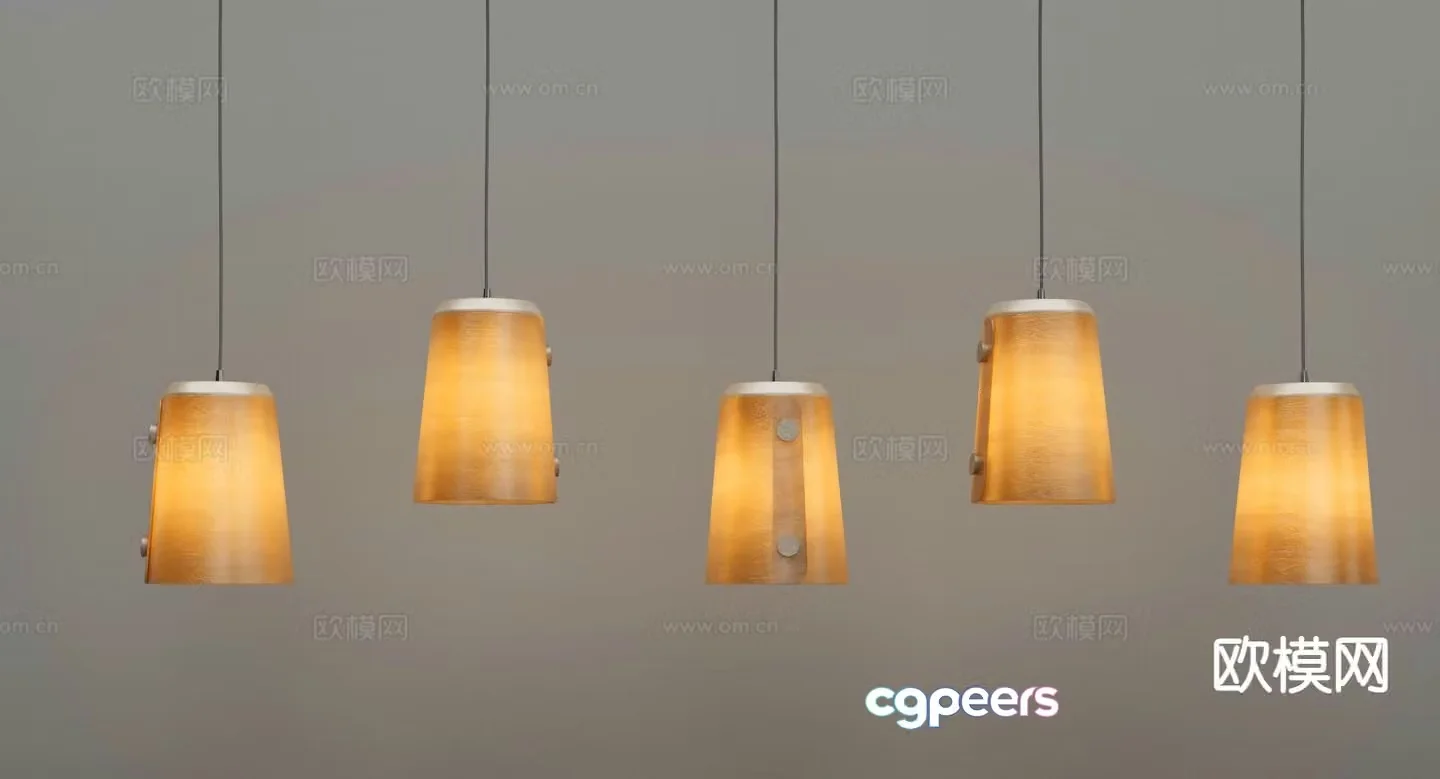 New Chinese style chandelier small chandelier 3d model