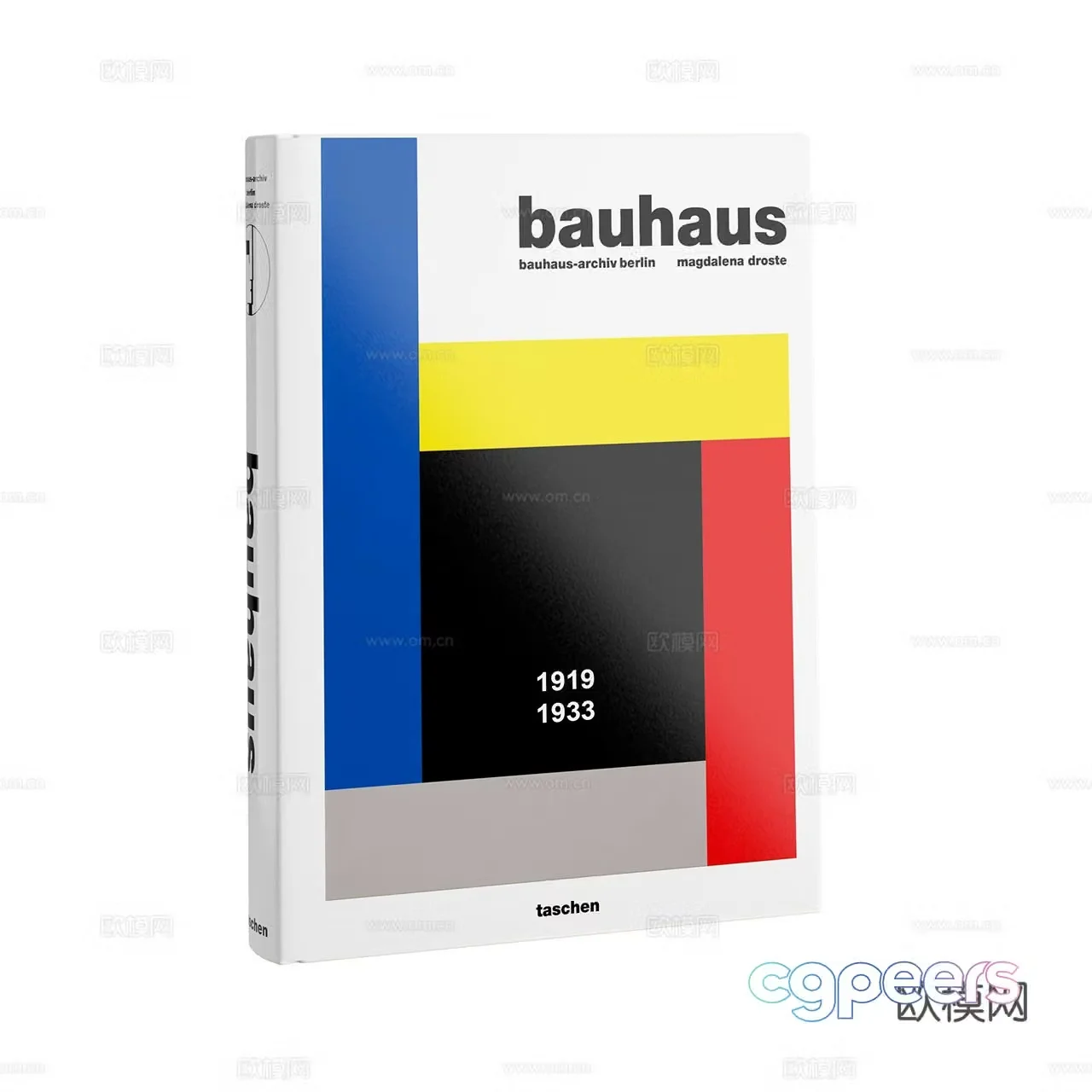 Bauhaus Bauhaus Book Books Book Ornaments 3D Model