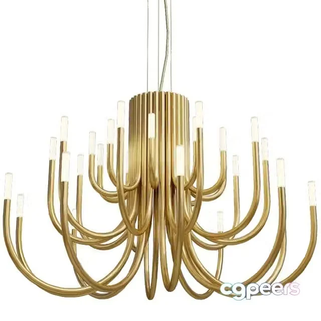 3ds Max Free – Alma chandelier