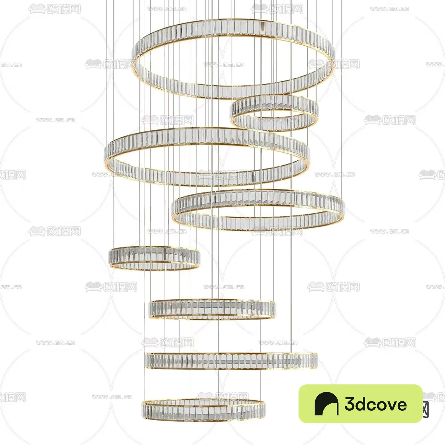Hall chandelier Ring chandelier