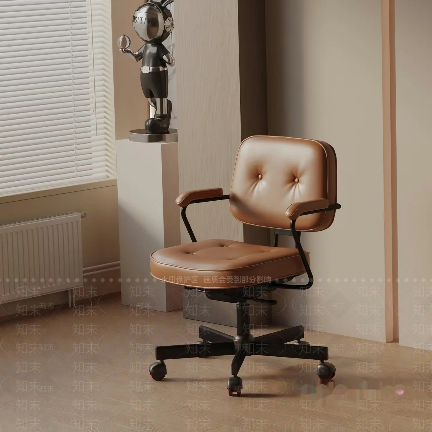 A Beige Office Chair 3D Model – 16888 – VRAY Render