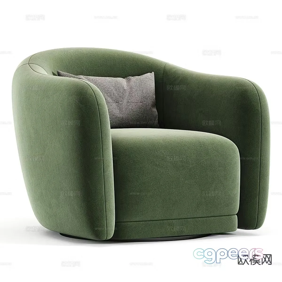 Single sofa leisure sofa 3d model