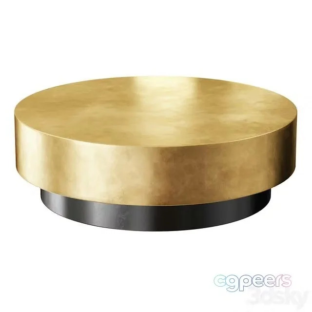 3ds Max Free – Modern Steel Coffee Table