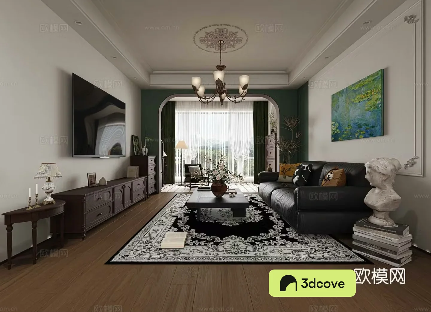 Retro French Living and Dining