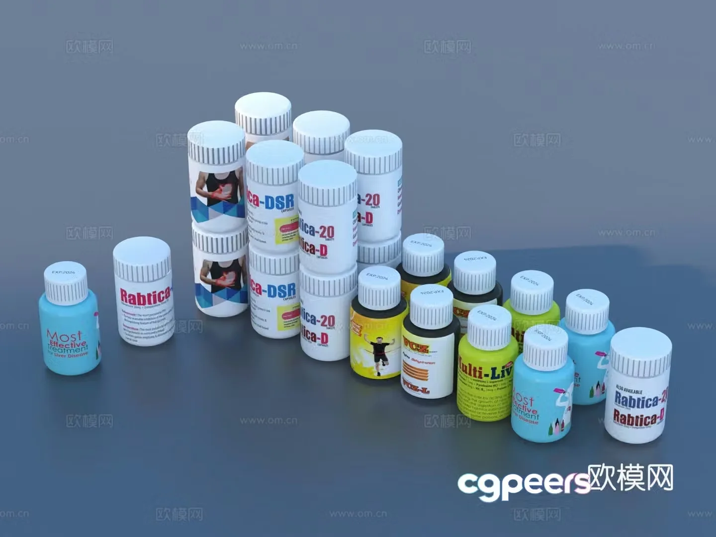 Medicine Medicine Box Medicine Medicine Potion Medical Supplies 3D Model