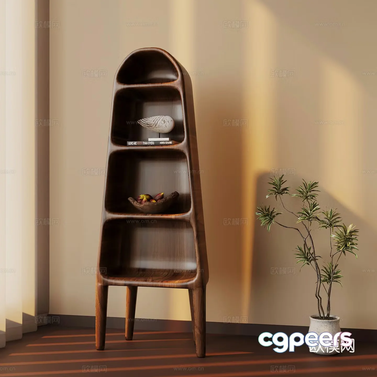 Wasabi Middle Agestic Shelf 3D Model