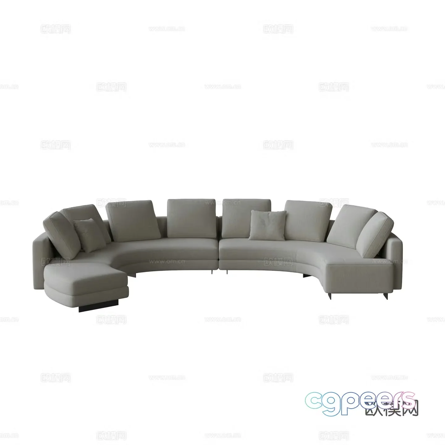 Special-shaped sofa 3d model