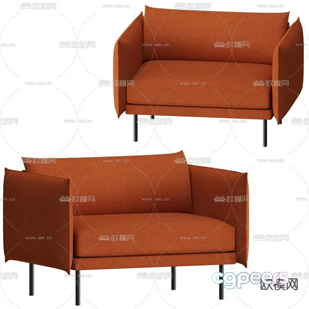 Saiwala lounge chair sofa chair 3d model
