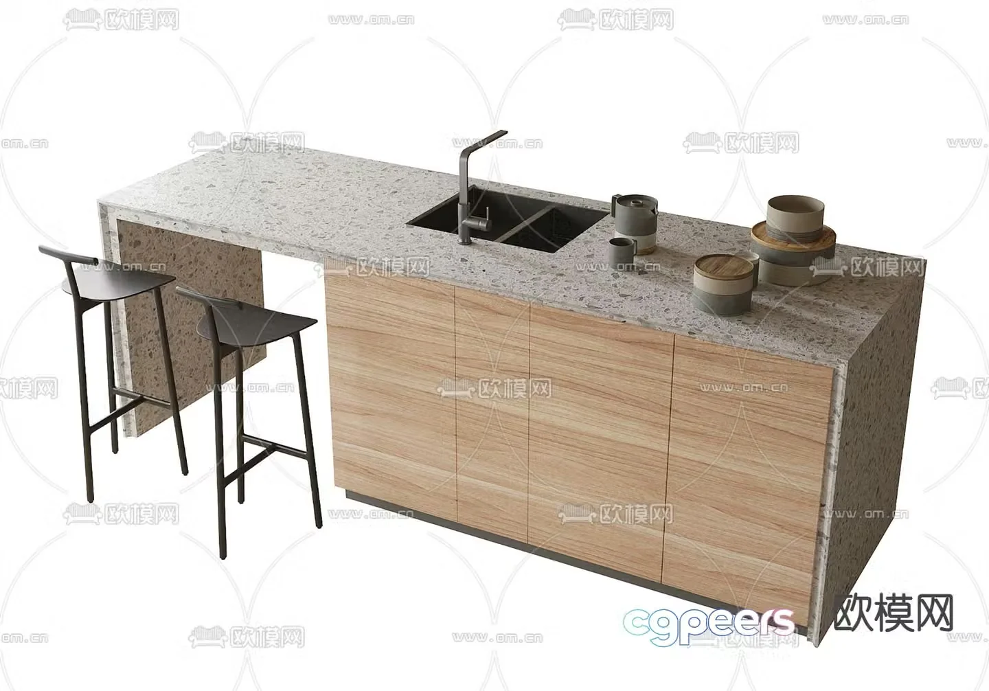 Wabi Sabi Bar Water Bar 3D model