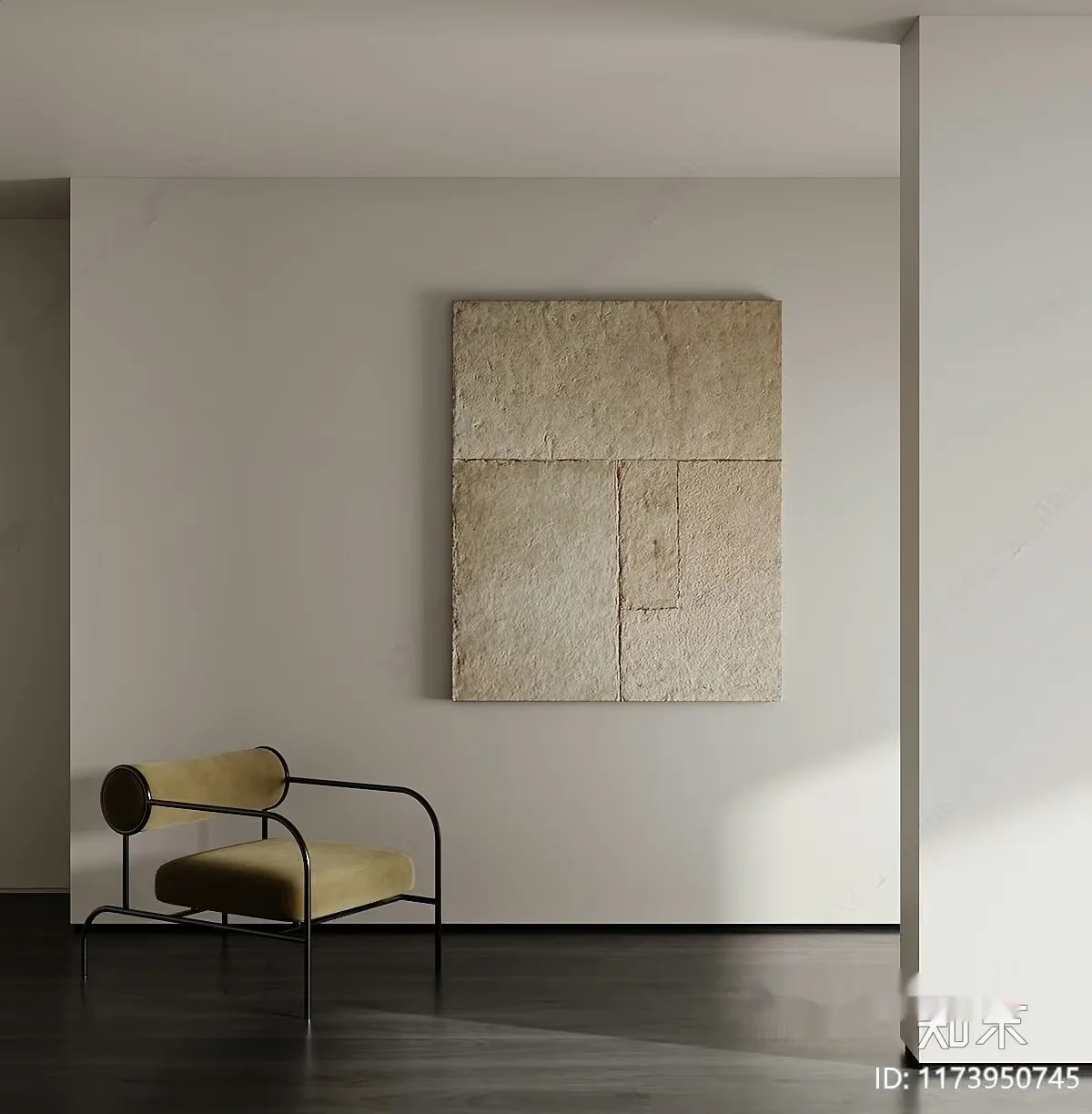 Modern Minimalist Interior 3D Model – 3498 – VRAY Render