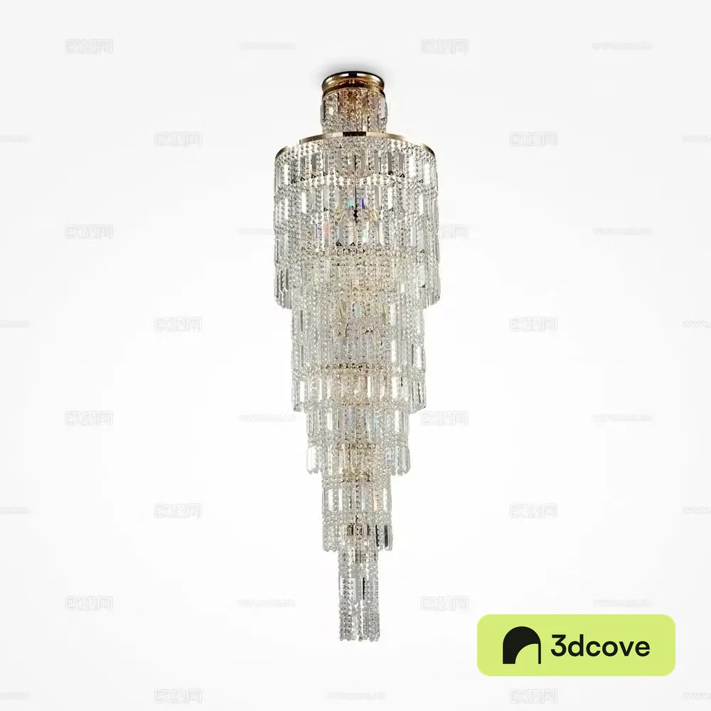 Modern crystal chandelier