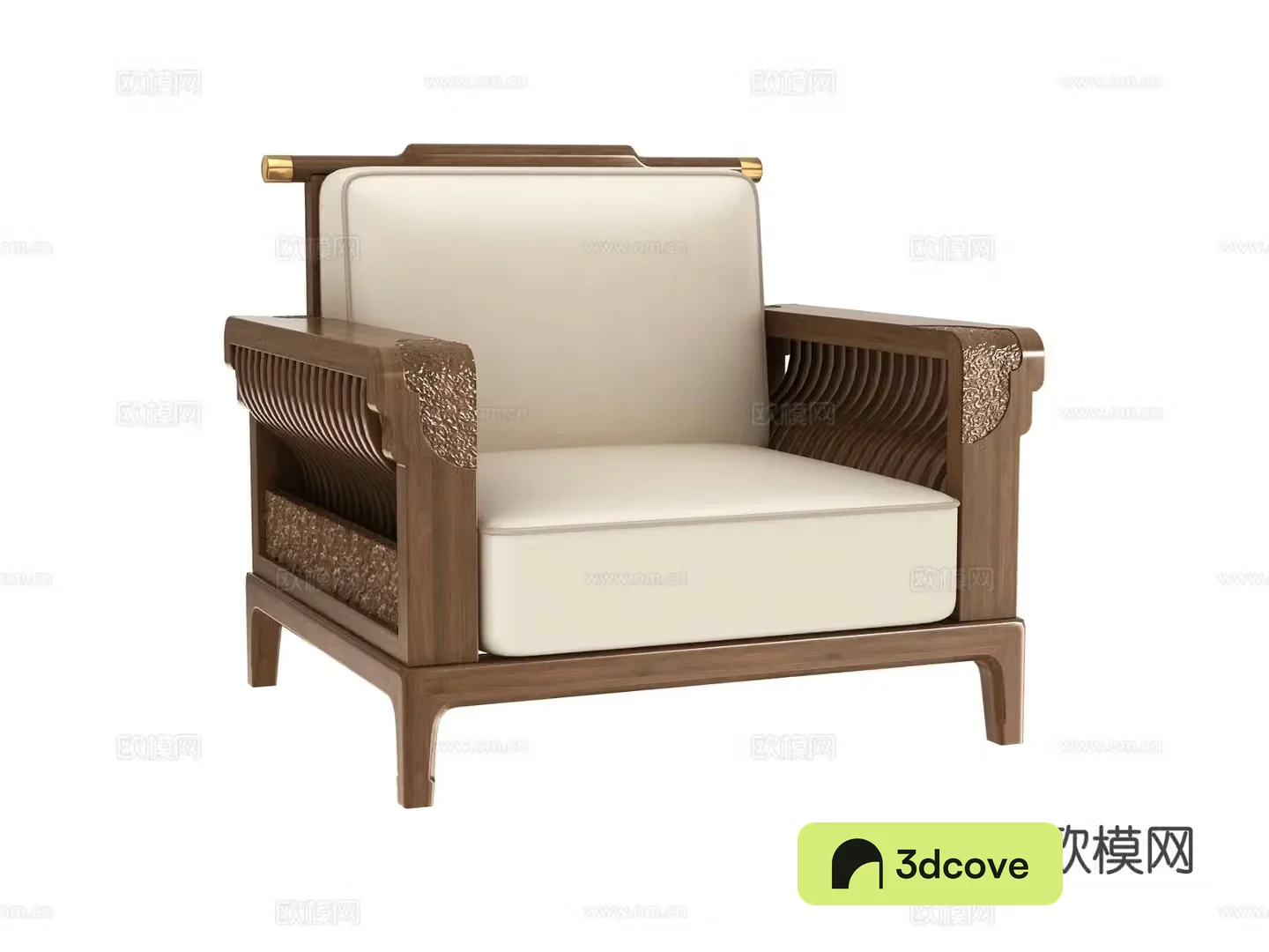 Chinese style single sofa