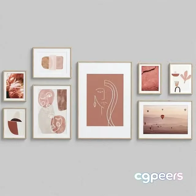 3ds Max Free – Interior Picture Frames Set-13