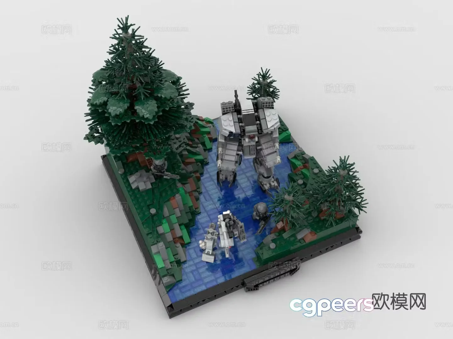 LEGO toys building block toys Gundam figures 3D model