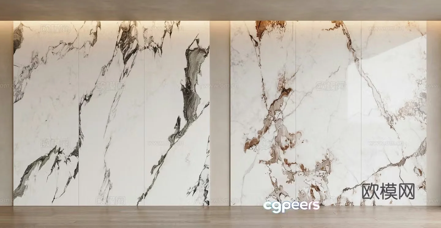 Modern marble background wall marble stone background wall stone slab background wall white marble 3d model