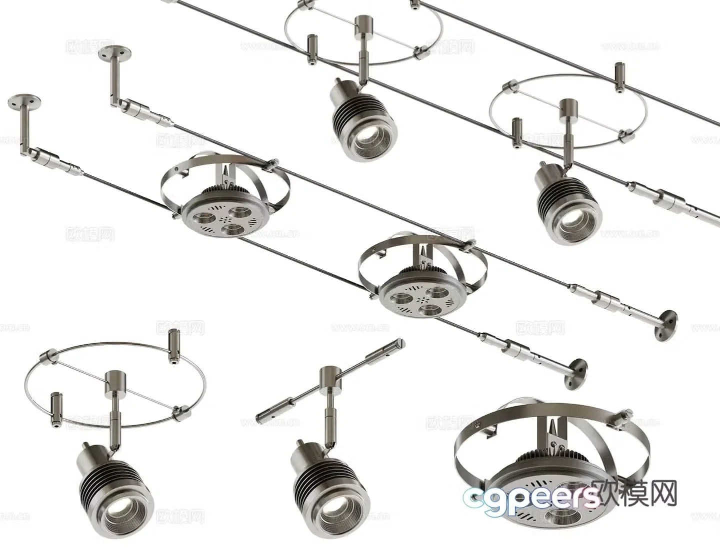 Track spotlight 3D model