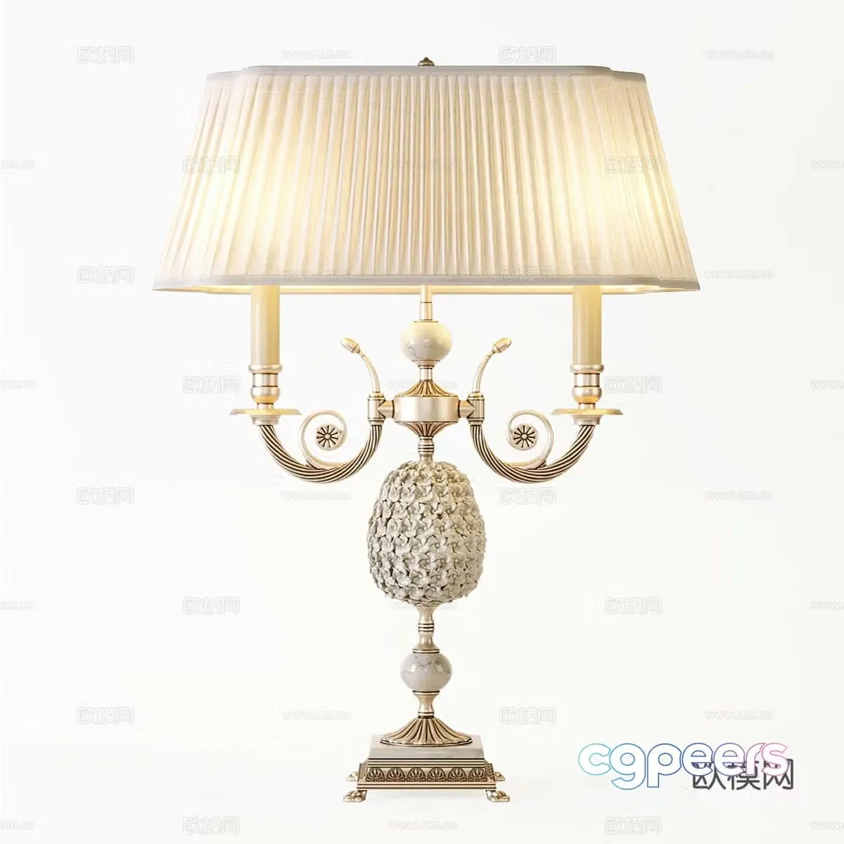 Table lamp 3d model