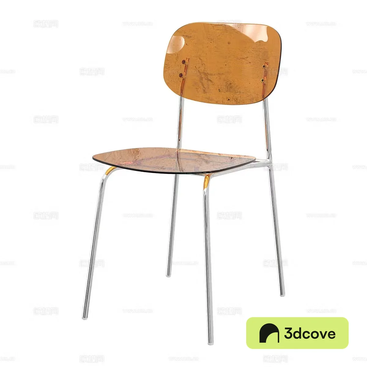 Modern simple chair acrylic chair