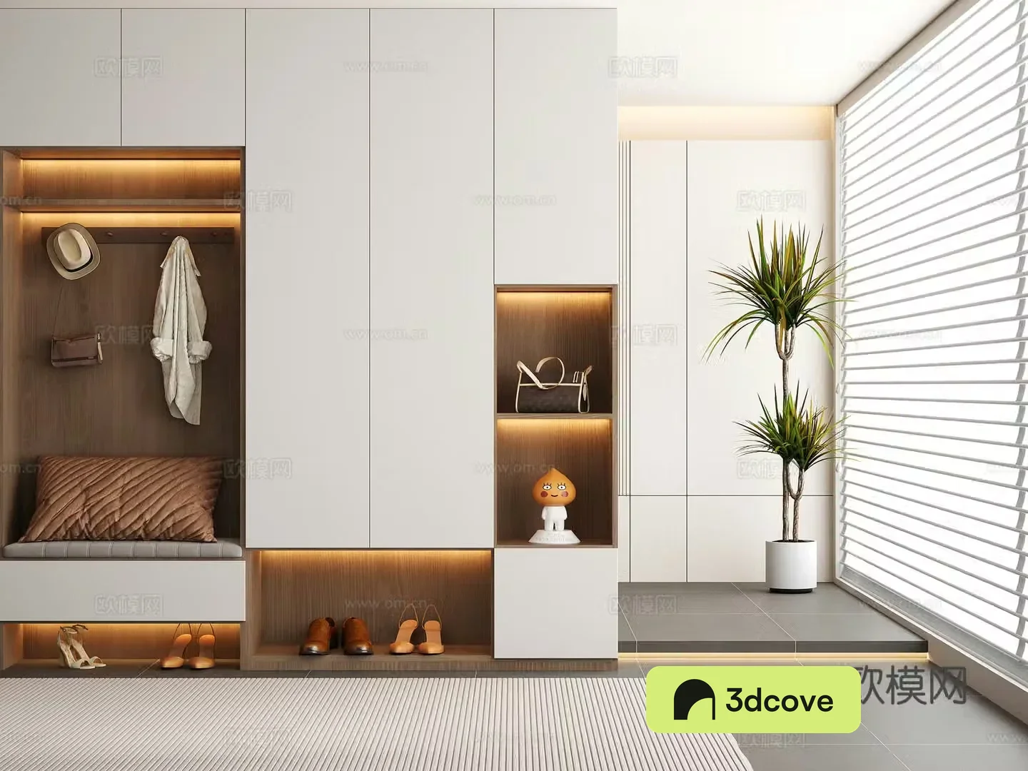 Modern shoe cabinet porch shoe cabinet partition shoe cabinet