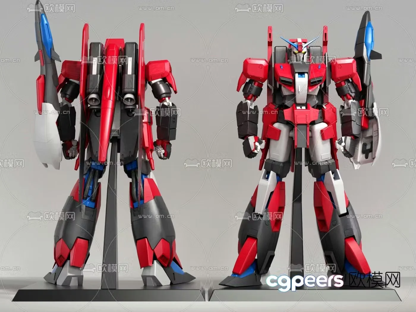 Modern Transformers children’s toy 3d model