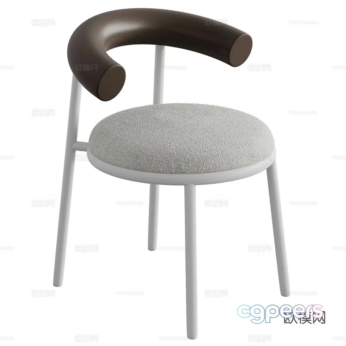 Single chair 3d model