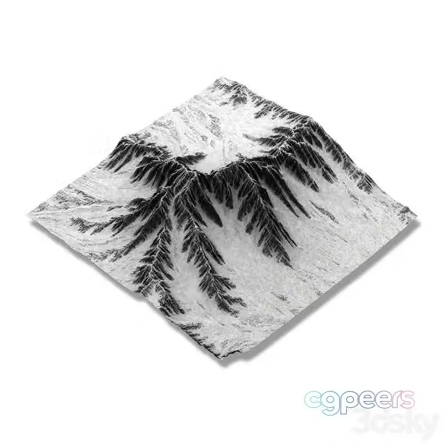 3ds Max Free – Landscapes of the mountains