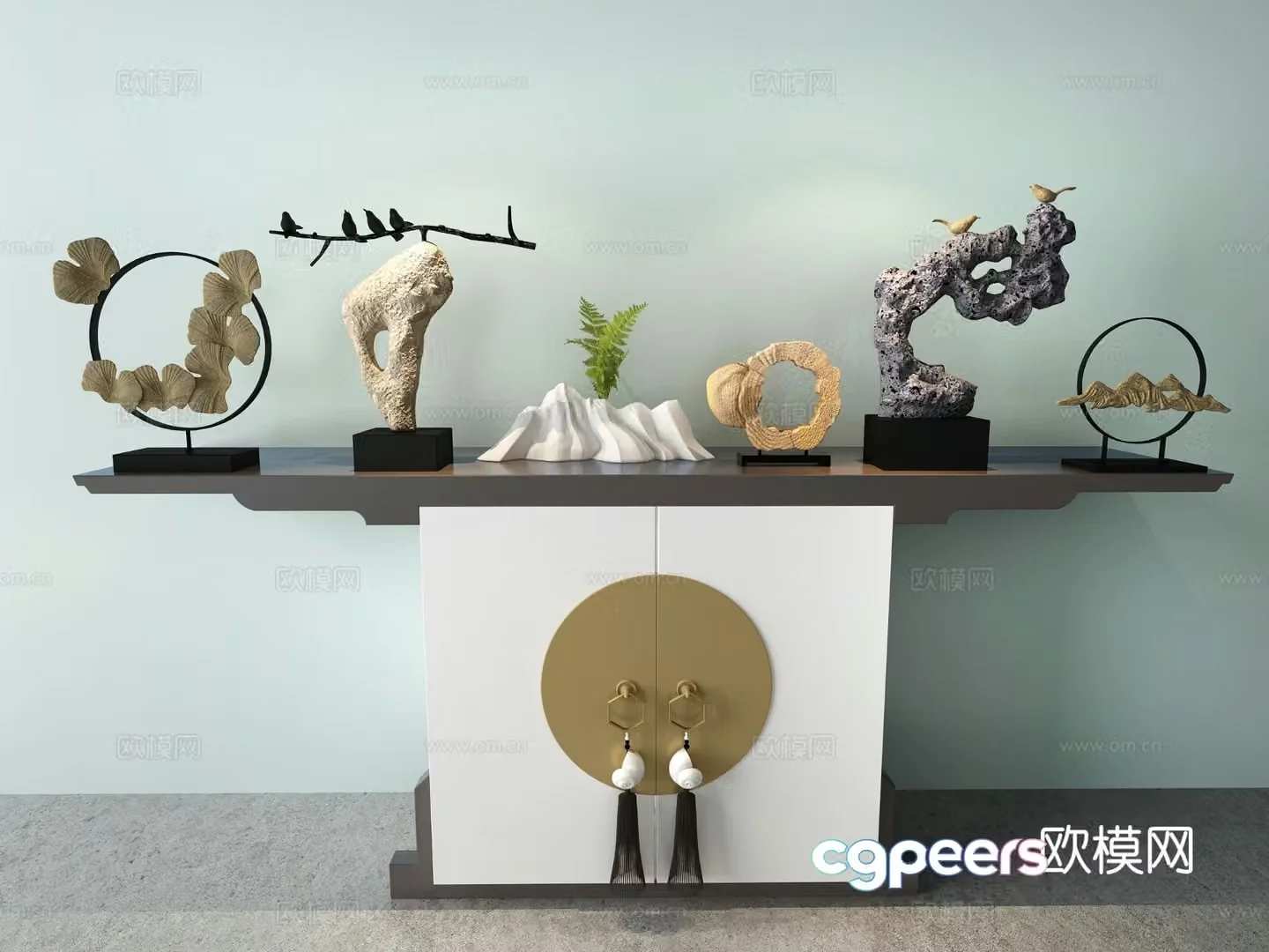 Chinese style Duanjingdai 3D model