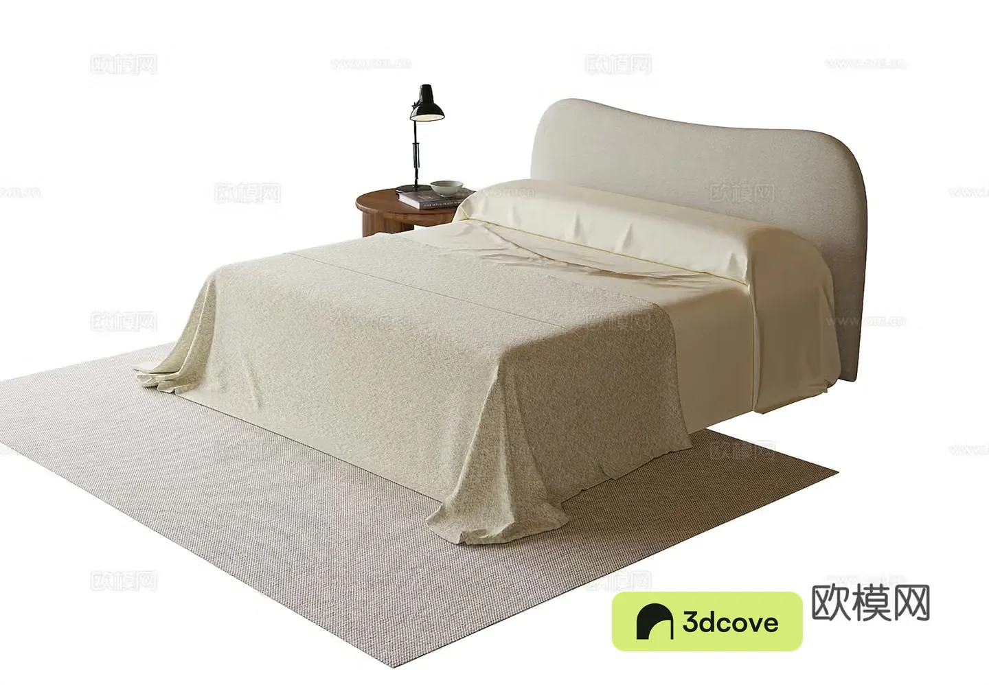 Medieval style double bed