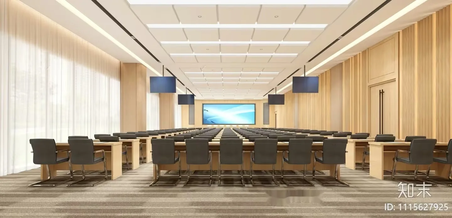 Modern Conference Room 3D Model – 15391 – VRAY Render