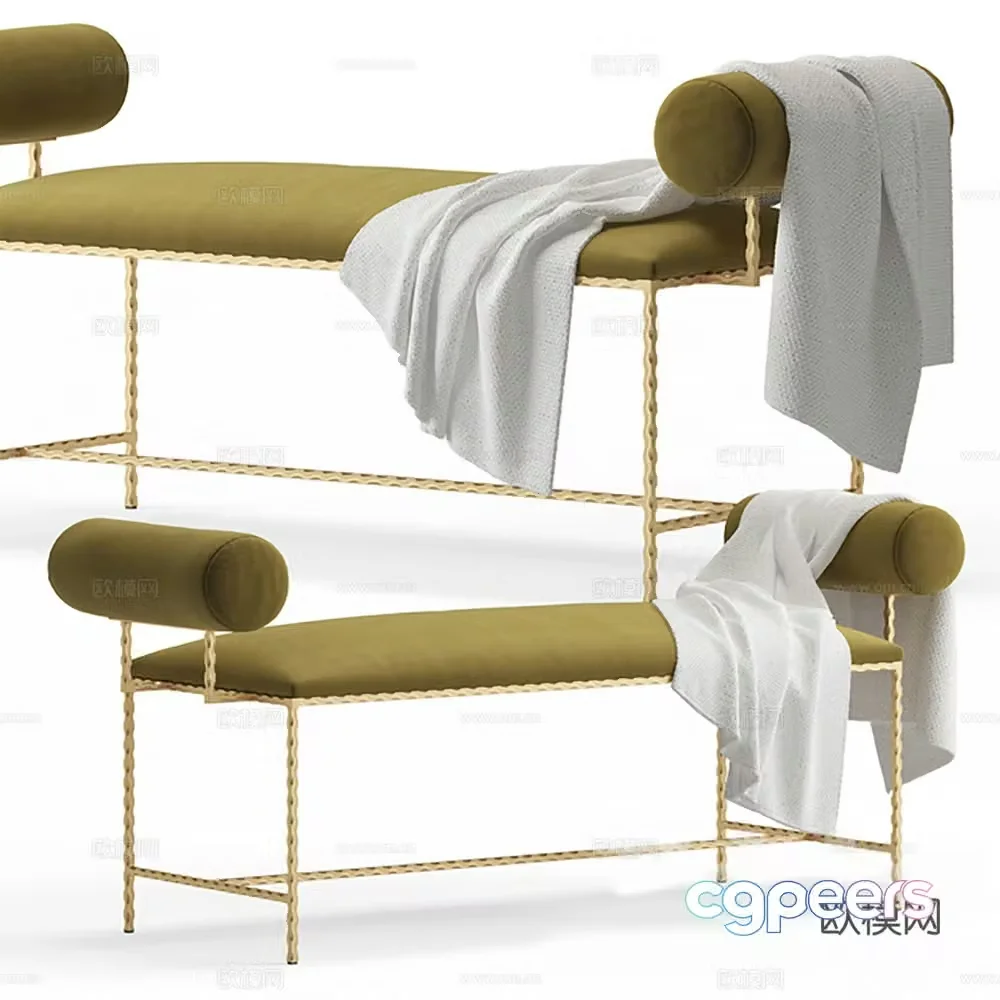 Sofa chair Sofa stool Imperial Chair Imperial Couch 3D Model