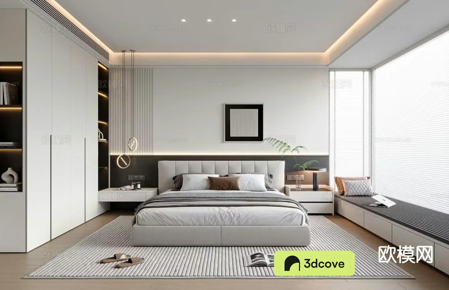 Advanced gray bedroom master bedroom