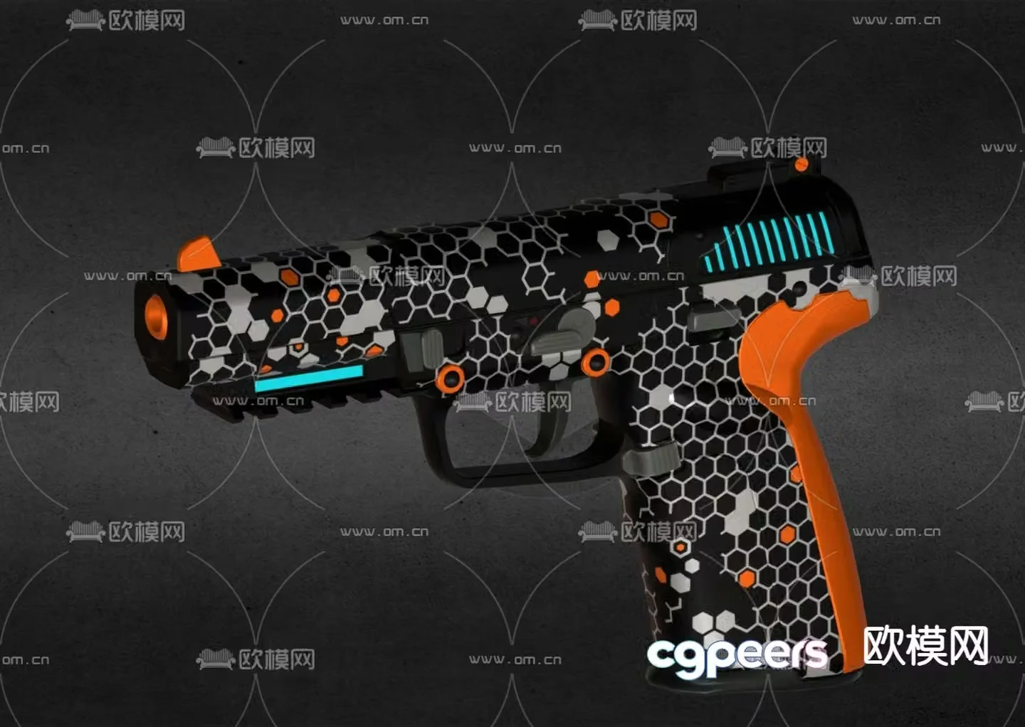 Children’s toys toy pistol 3d model