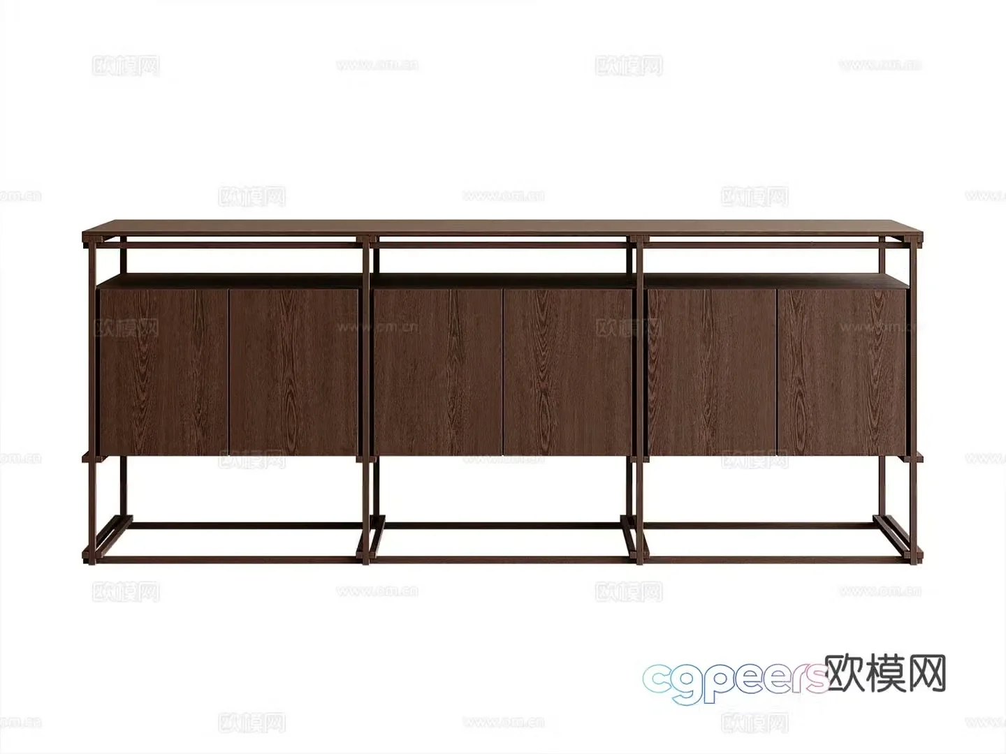 Modern entryway cabinet 3d model