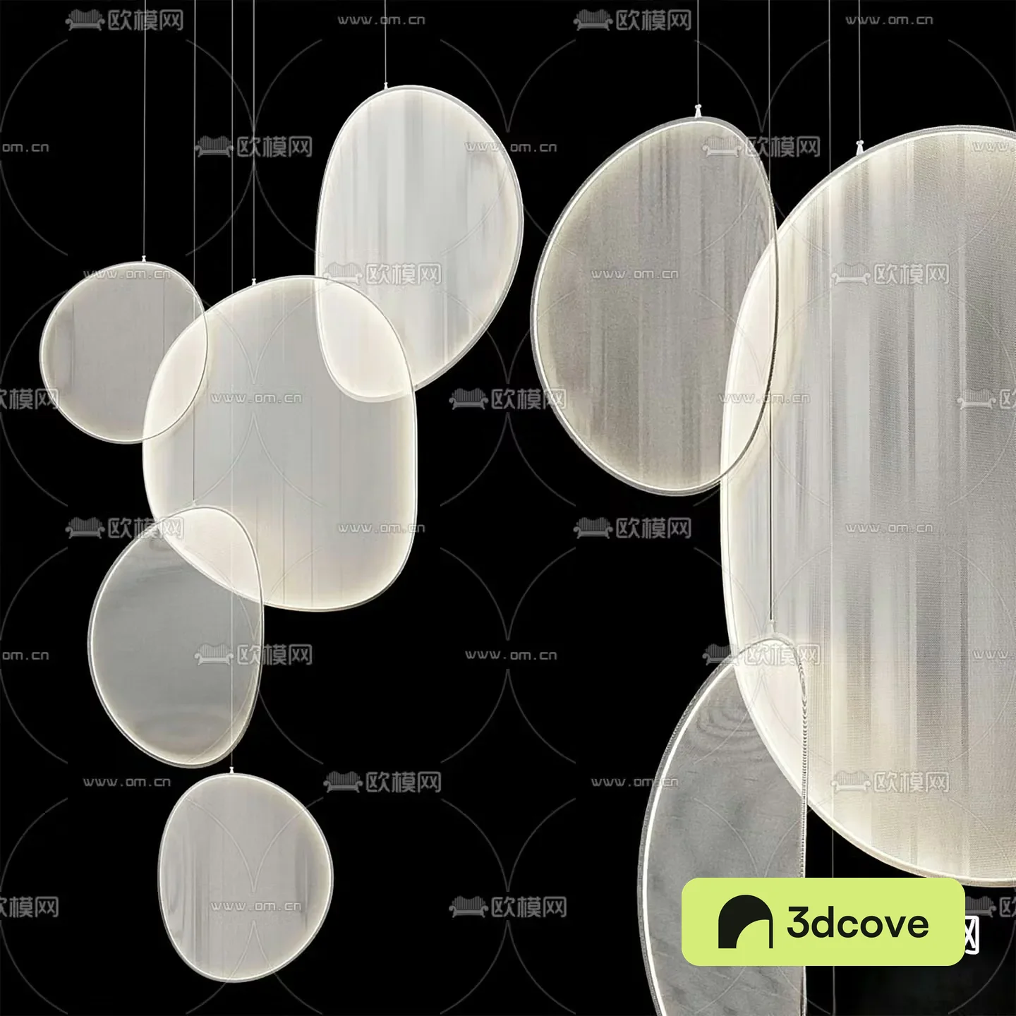 LED creative chandelier art chandelier