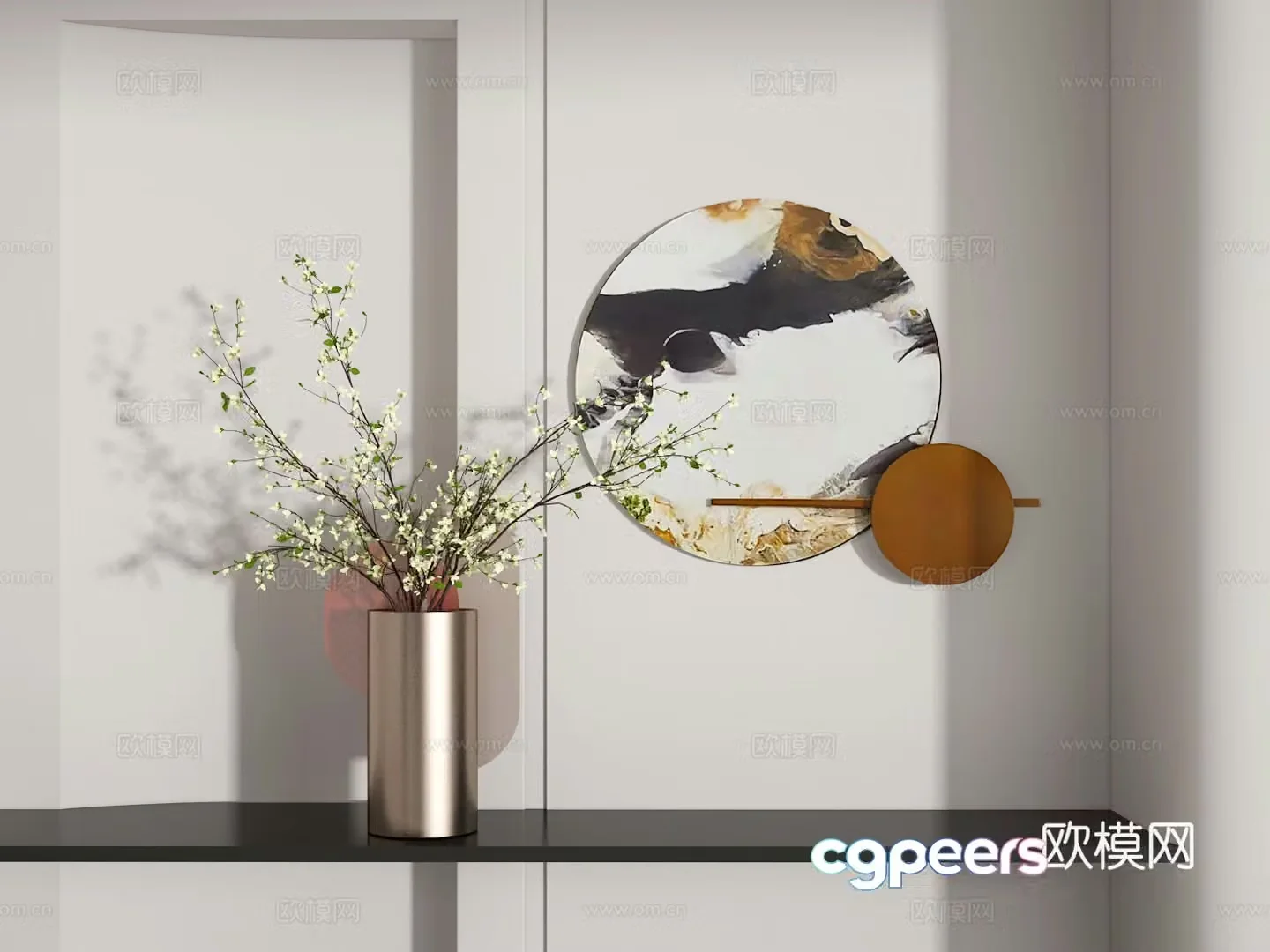 Flower art 3d model