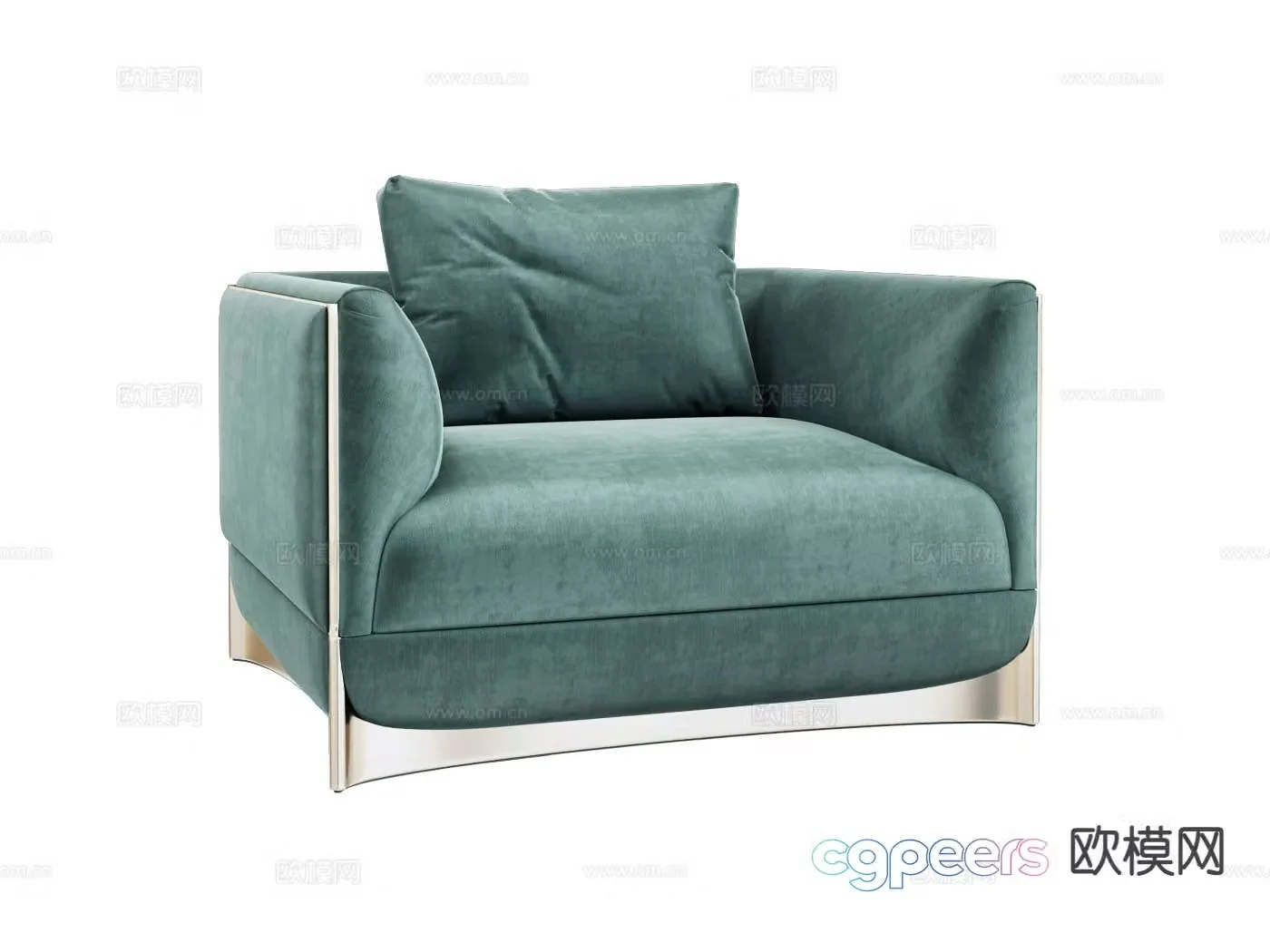 visionnaire single sofa 3d model