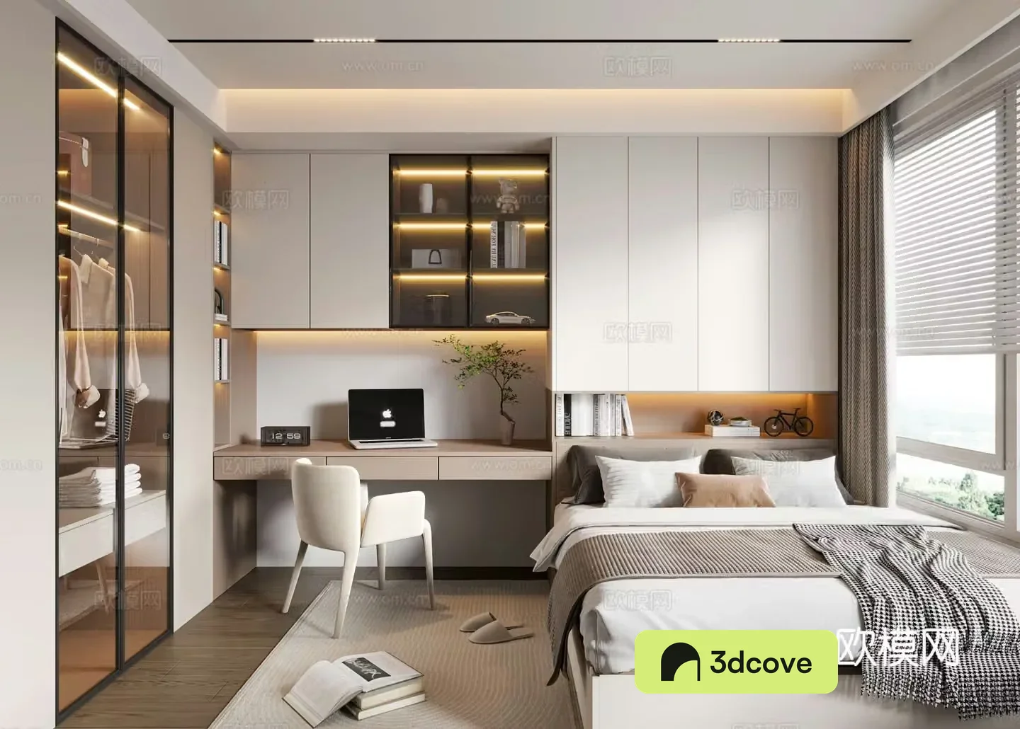 Modern tatami bedroom