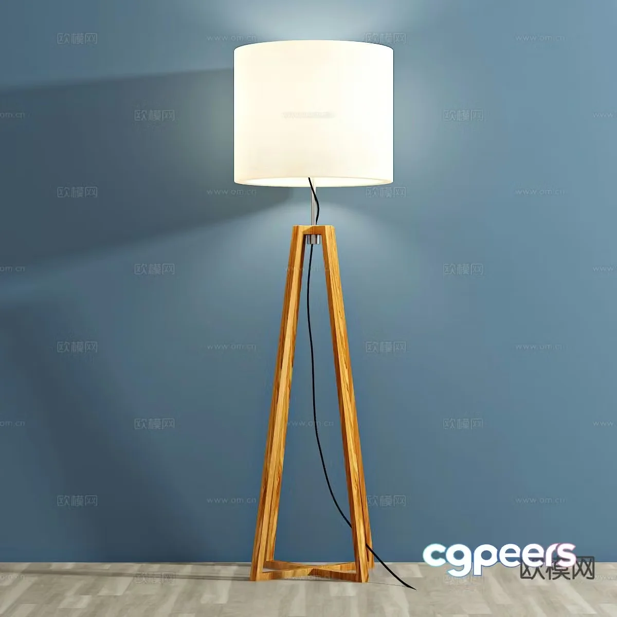 Modern floor lamp 3d model