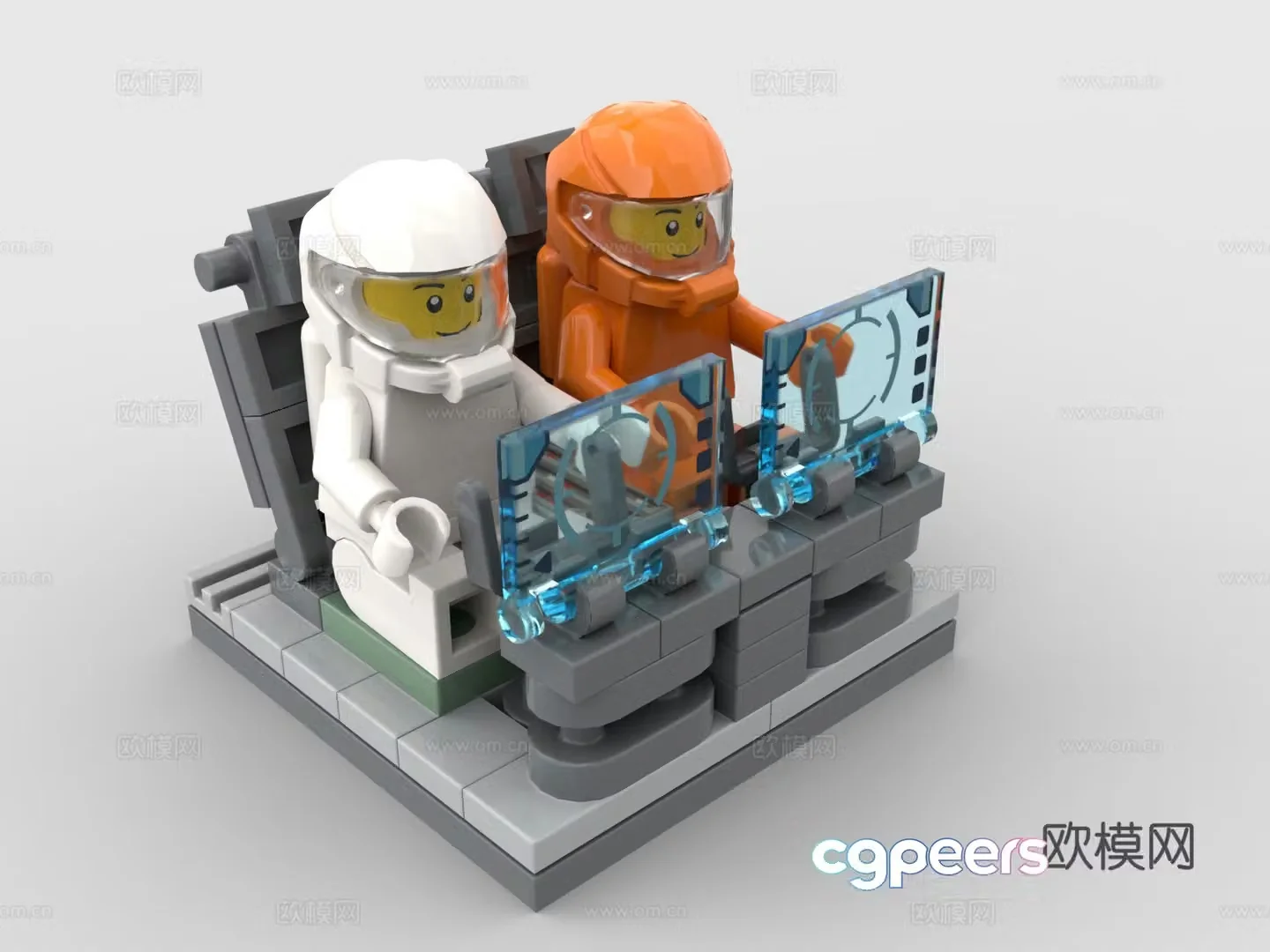 LEGO LEGO toys building blocks spacecraft console 3d model