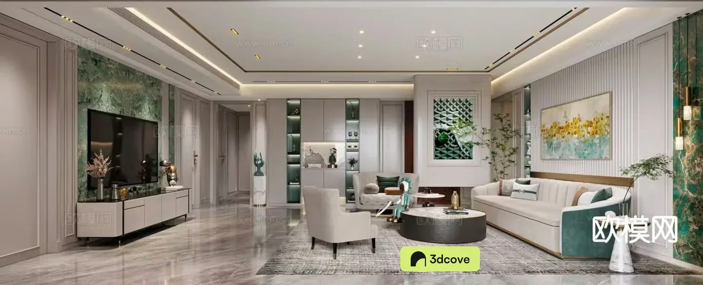 Light luxury living room
