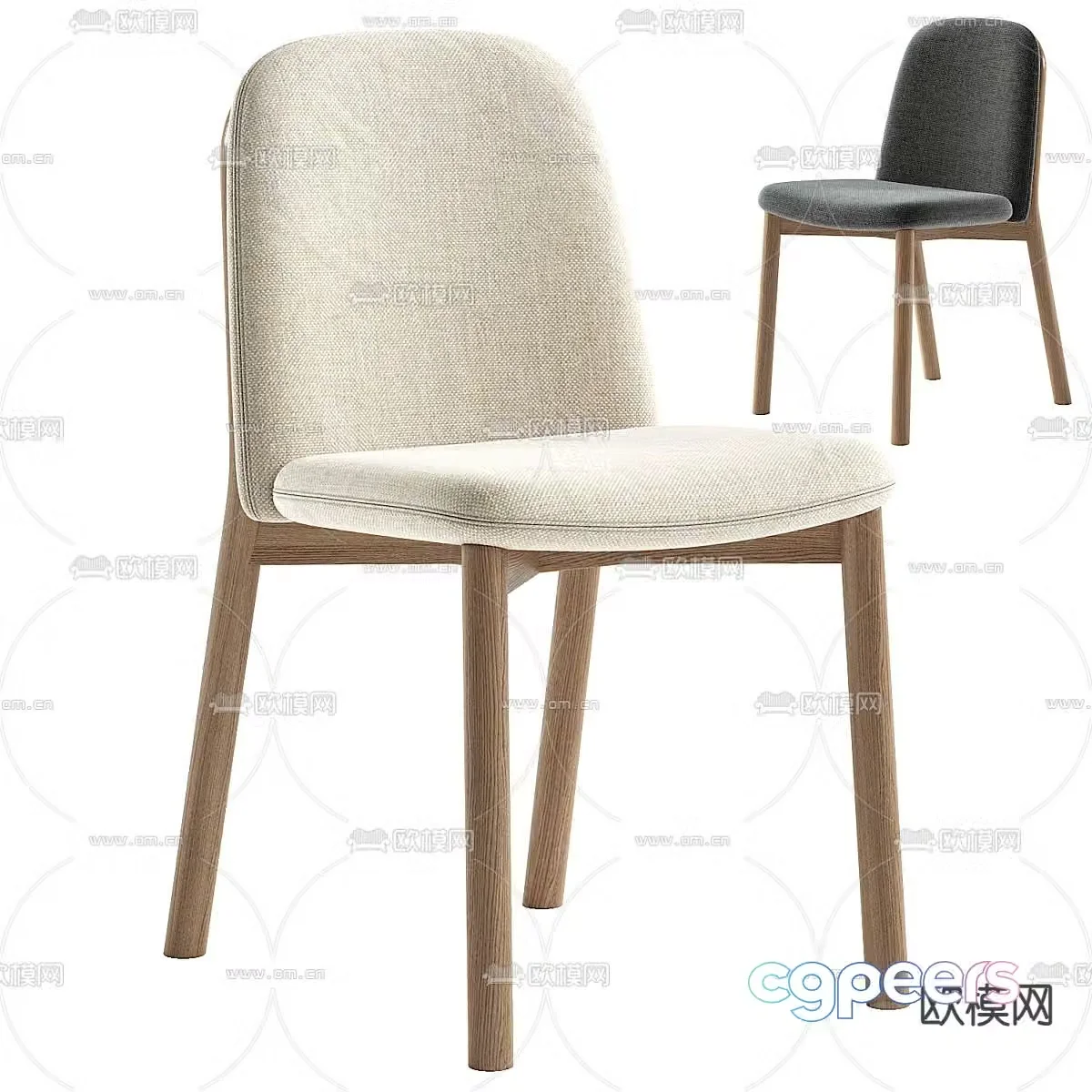 chair dining chair 3d model