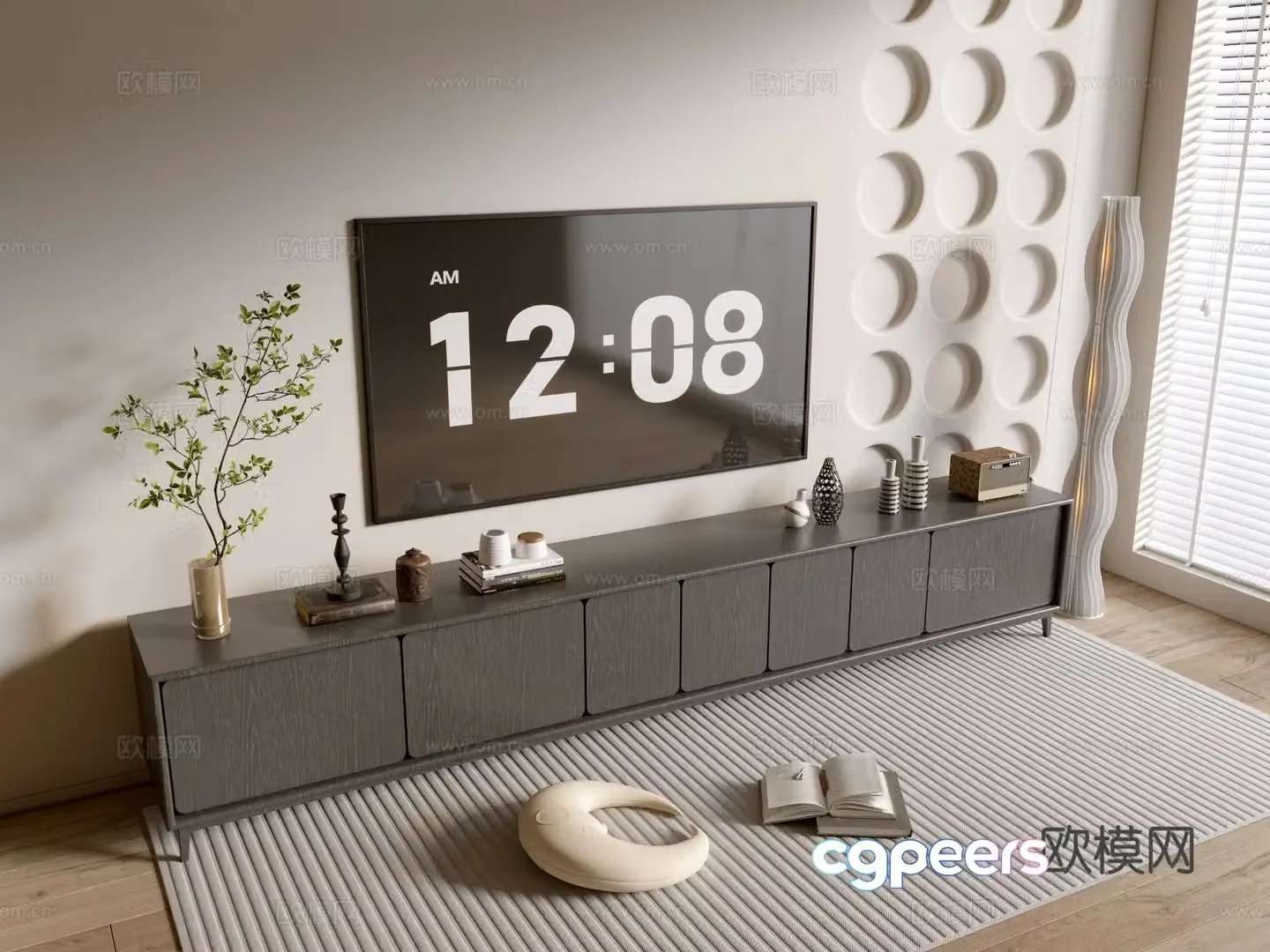 Modern TV cabinet 3d model