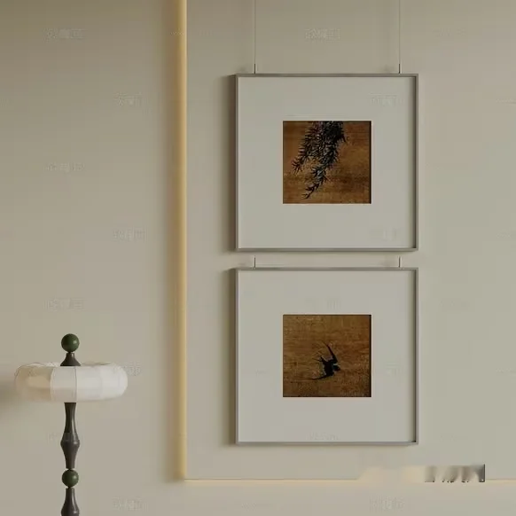 A Wall With Two Framed Pictures 3D Model – 7087 – VRAY Render