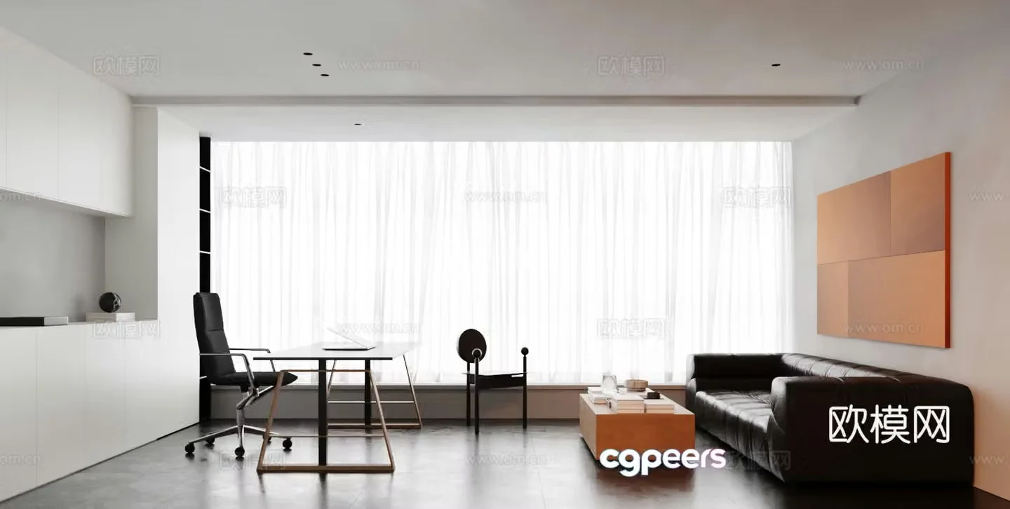 Modern living room 3d model