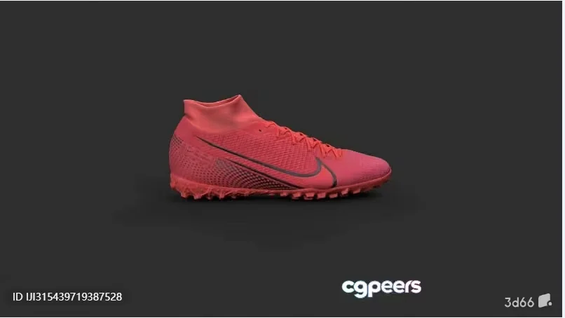 A Pink Nike Shoe 3D Model – 328 – VRAY Render