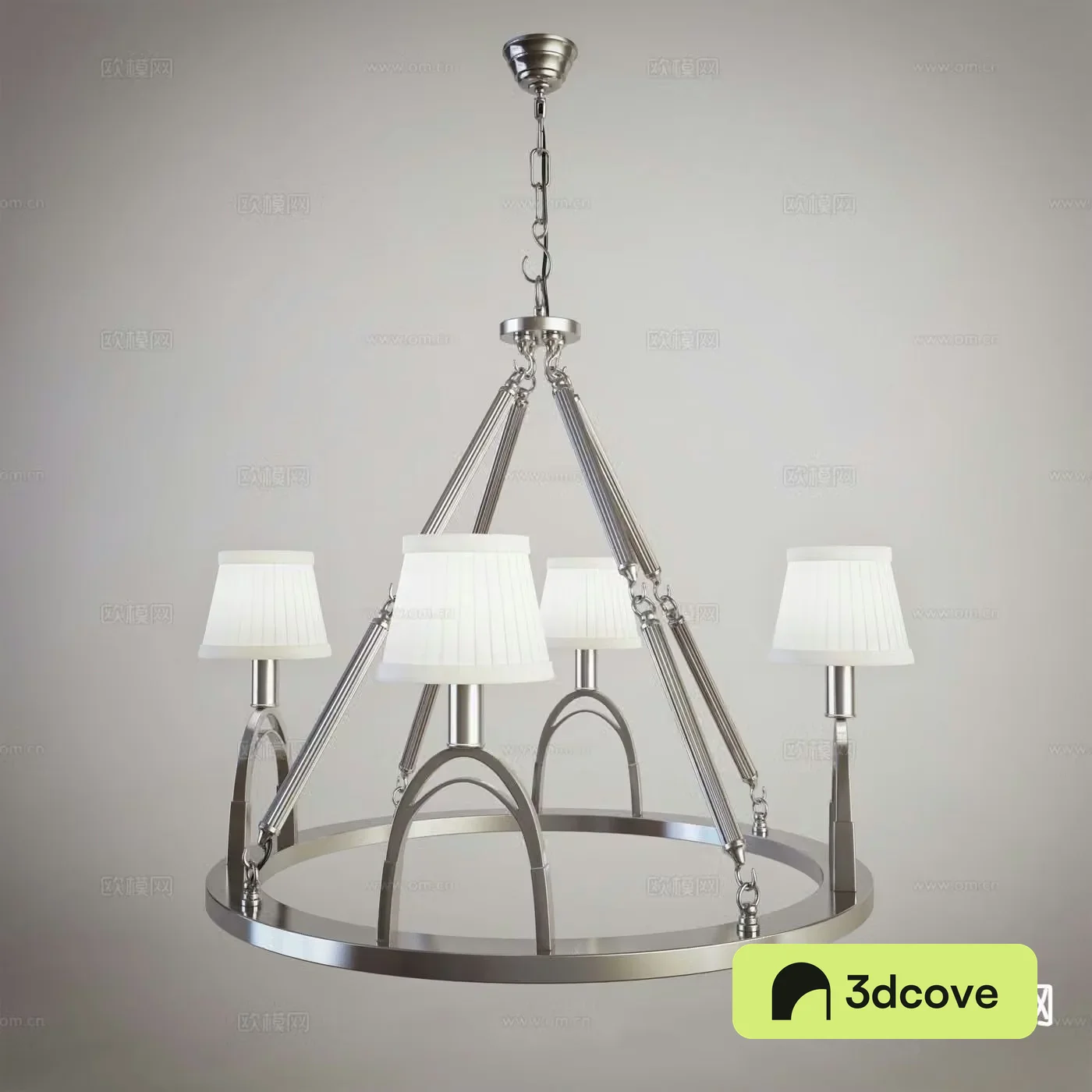 Simple European ring chandelier
