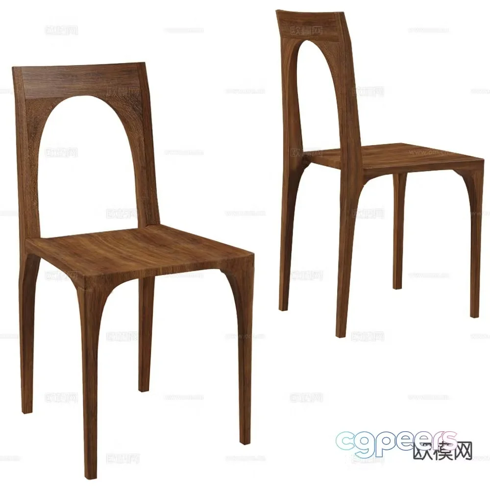 Paolo Castelli chair dining chair 3d model